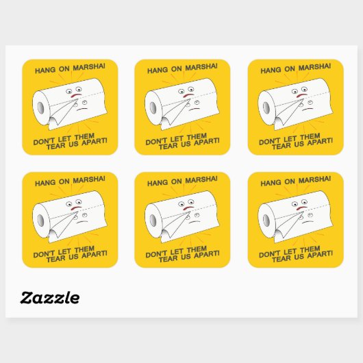 We onderwijzen vierkante sticker (Vel)