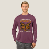We Only Need One Monarch Butterfly | Funny Anti-Mo Tri-Blend Shirt (Voorkant)