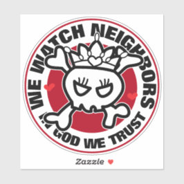 We ontmoeten de prinses die we in de buurt bekijke sticker