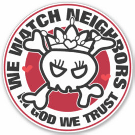 We ontmoeten de prinses die we in de buurt bekijke sticker