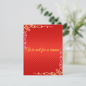 We ontmoetten elkaar om een reden citaat van de ro feestdagenkaart (Staand voorkant)