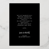 We ontwikkelden de aankondiging van de folie van h (Achterkant)