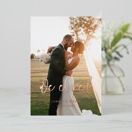 We ontwikkelden de aankondiging van de folie van h (Staand Voorkant)