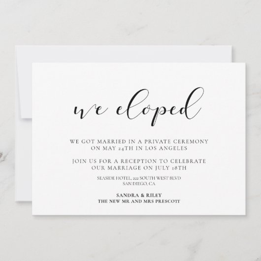 We ontwikkelden de aankondiging van Elegant Design (Voorkant)