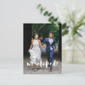 We ontwikkelden de Moderne foto van het manuscript Briefkaart (Staand voorkant)