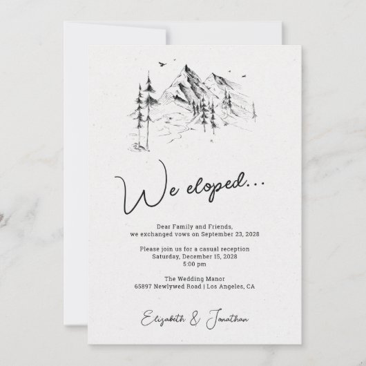 We ontwikkelden een handgetrokken schets van het b kaart (Voorkant)