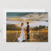 We ontwikkelden een moderne fotokaart aankondiging (Voorkant)