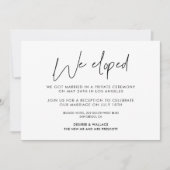 We ontwikkelden een moderne minimalistische aankon kaart (Voorkant)