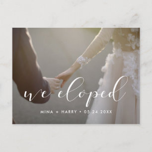 We ontwikkelden Elegant calligrafie foto Briefkaart
