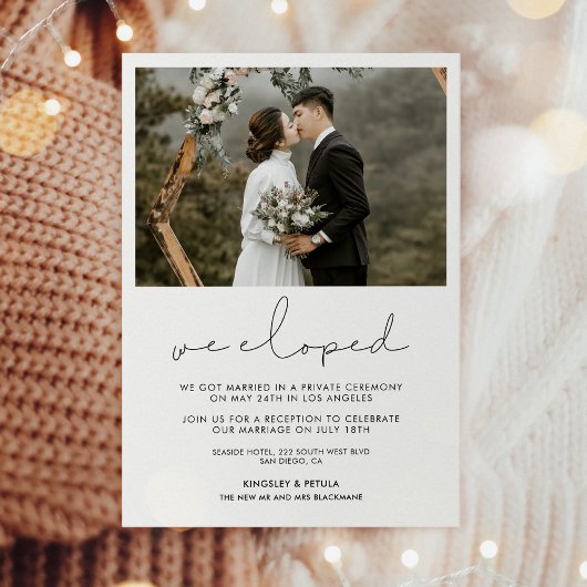 We ontwikkelden handgeschreven minimalistische aan kaart