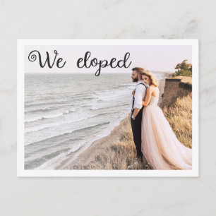 We ontwikkelden moderne minimalistische 2 foto-aan briefkaart