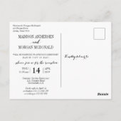 We ontwikkelen gouden Wereldkaart receptie-uitnodi Briefkaart (Achterkant)