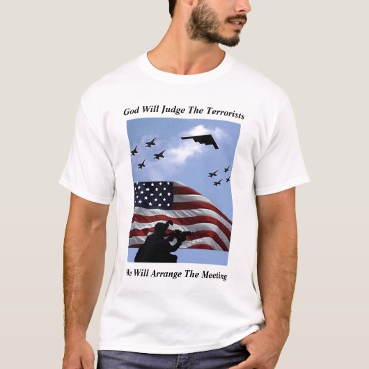 We organiseren de vergadering t-shirt (Voorkant)