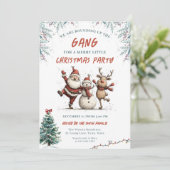 We Organiseren het Kerstfeest van de Bende Kaart (Staand voorkant)