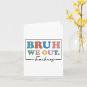 We Out Docenten Einde Schooljaar Docent Zomer Kaart (Gele Bloem)