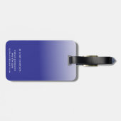 We Out Here Trippin Family Vacation Trip Blue Bagagelabel (Achterkant horizontaal)