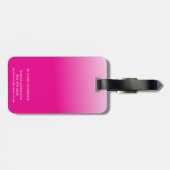We Out Here Trippin Family Vacation Trip Hot Pink Bagagelabel (Achterkant horizontaal)