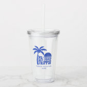 We Out Here Trippin Funny Trip Family Vacation Acryl Drinkbeker (Voorkant)