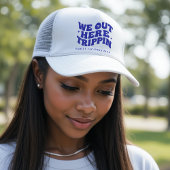 We Out Here Trippin Funny Trip Family Vacation Trucker Pet