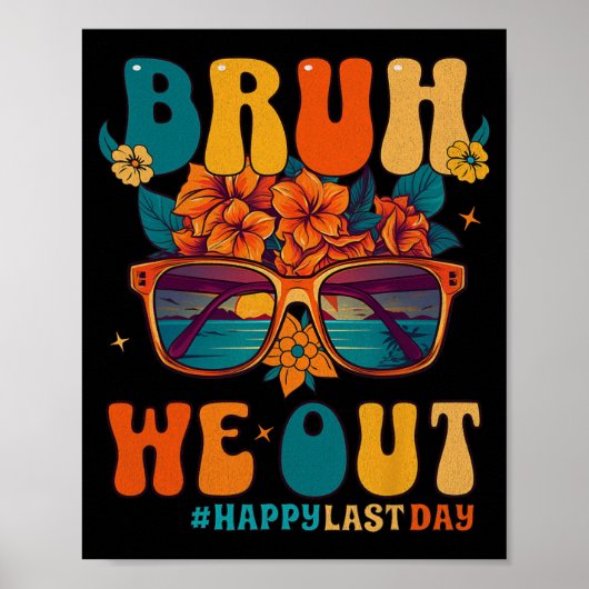 We out Kind vrouwen blij laatste dag van de school Poster (Voorkant)
