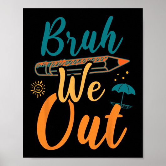 We out Kind vrouwen blij laatste dag van de school Poster (Voorkant)