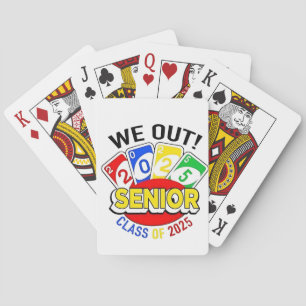 We Out Senior 2025 Dobbelspel Afstuderen Pokerkaarten