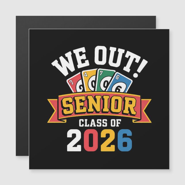 We Out Senior Klas Van 2026 (Voorkant / Achterkant)