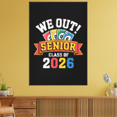 We Out Senior Klas Van 2026 Canvas Afdruk (Insitu (Woonkamer))
