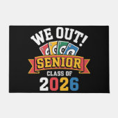We Out Senior Klas Van 2026 Deurmat (Voorkant)