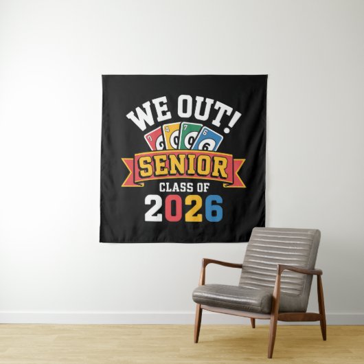 We Out Senior Klas Van 2026 Wandkleed (In situ)