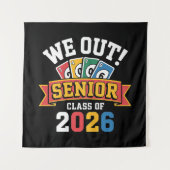 We Out Senior Klas Van 2026 Wandkleed (Voorkant)