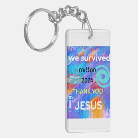 We overleefden Milton 2024 Sleutelhanger (Voorkant Links)