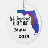 We overleefden! Orkaan Idalia Florida 2023 Keramisch Ornament (Links)