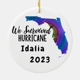 We overleefden! Orkaan Idalia Florida 2023 Keramisch Ornament