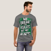 WE OVERTREDEN DE REGELS T-SHIRT (Voorkant volledig)