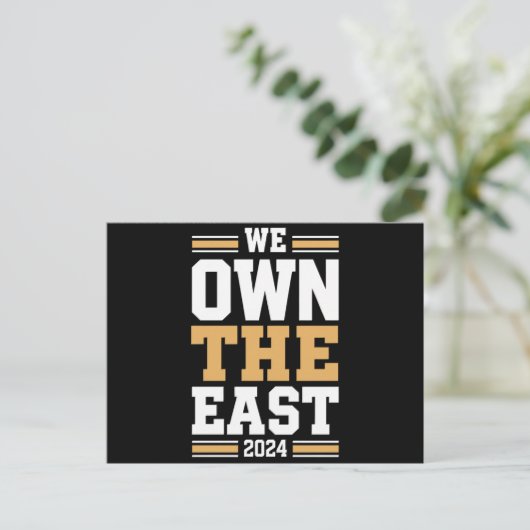 We Own The East 2024 Briefkaart (Staand voorkant)
