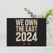 We Own The East 2024 Kaart (Staand voorkant)