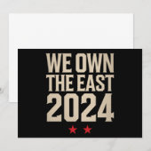 We Own The East 2024 Kaart (Voorkant / Achterkant)