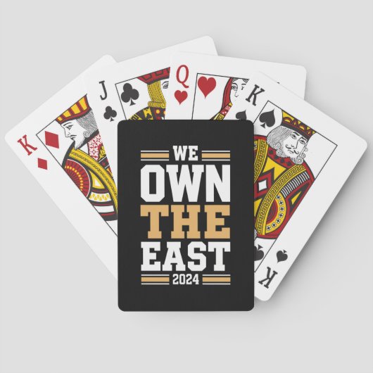 We Own The East 2024 Pokerkaarten (Achterkant)