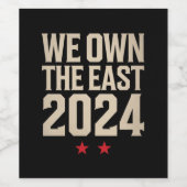 We Own The East 2024 Wijn Etiket (Enkel label)