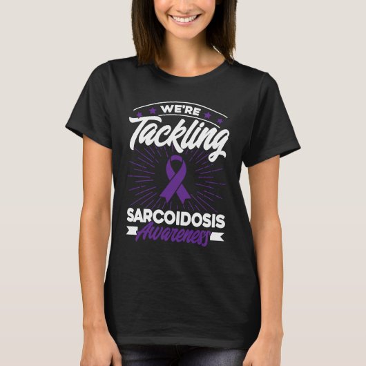 We pack sarcoidosis consciousness t-shirt (Voorkant)