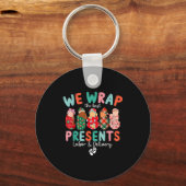 We Pakken De Arbeid En Bevalling Kerstverpleegster Sleutelhanger (Voorkant)
