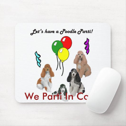 We parti in Color Mousepad Muismat (Met muis)