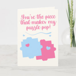 We passen perfect bij elkaar feestdagen kaart