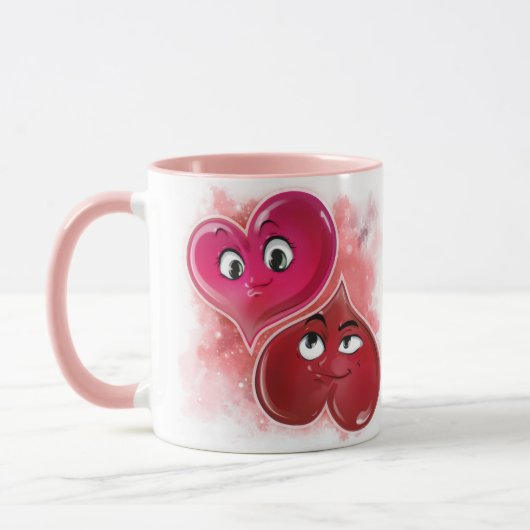 We passen perfect bij Romantische Valentijn Mok (Links)