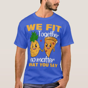 We passen samen Valentijnsdag voor een paar ananas T-shirt