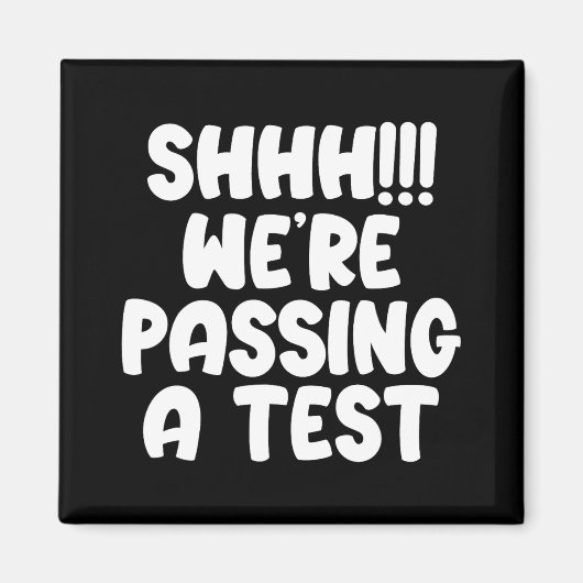 We pingen een test grappige test dag 2024 testen l magneet (Voorkant)