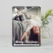 We probeerden | Vreemde kerst | Volledige foto | P Folie Feestdagenkaart (Staand Voorkant)