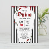 We proberen je te laten uitnodigen kaart (Staand voorkant)