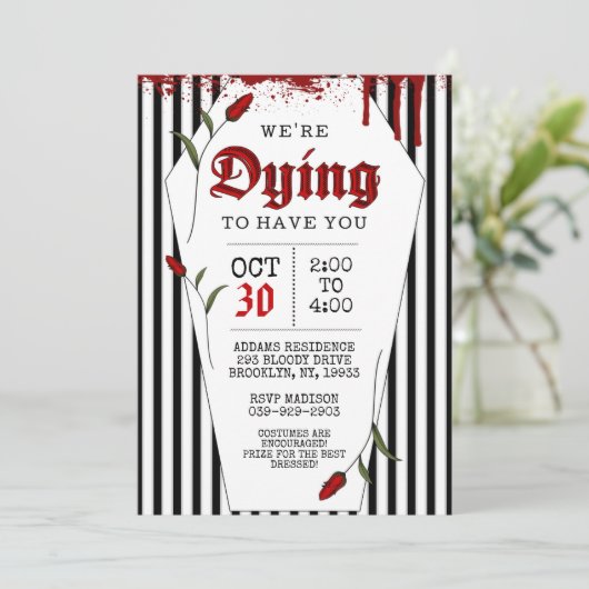 We proberen je te laten uitnodigen kaart (Staand voorkant)